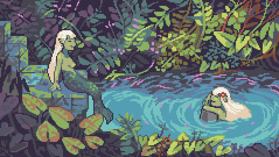 Mermaids at the Old Ruins